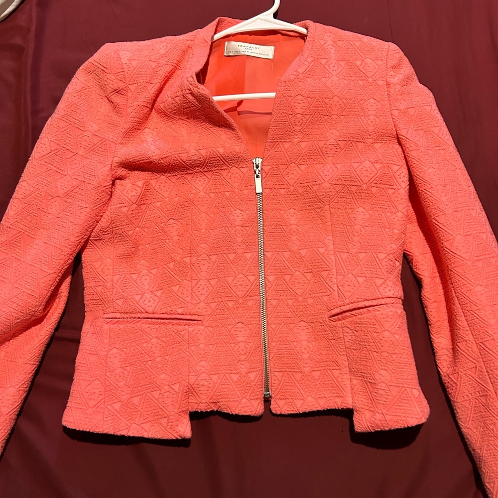 ZARA pink blazer jacket